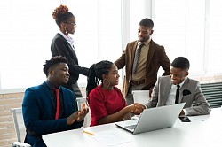 Team of young professionals